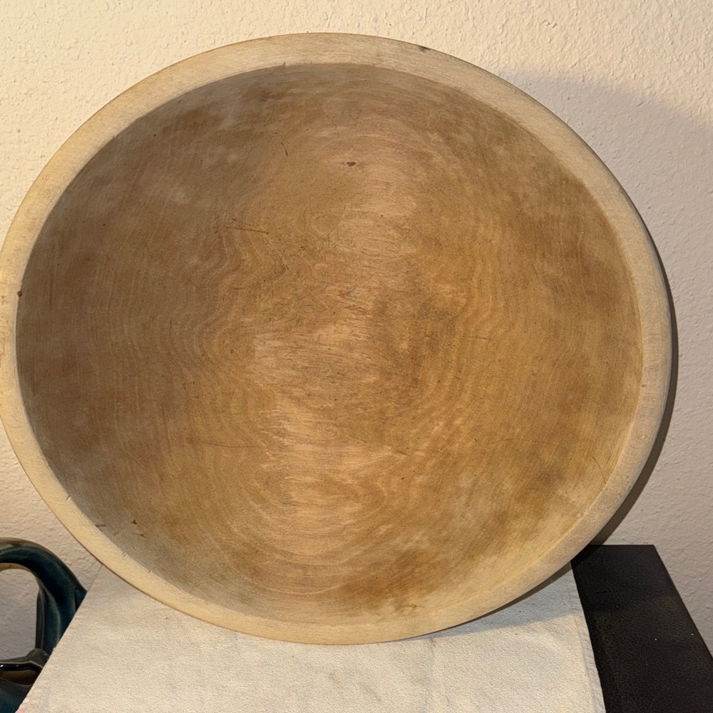 Munising wooden dough bowl